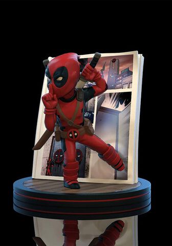 Figurine Q-fig - Marvel - Diorama Deadpool 4d 10 Cm